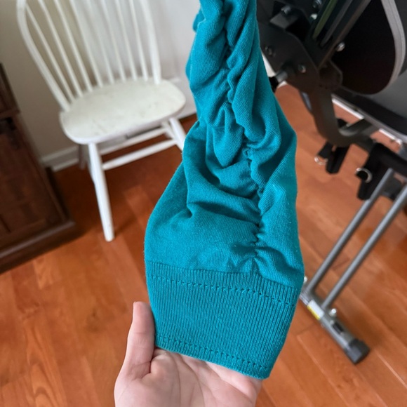 INC International Concepts Beaded Cardigan Turquoise size M - Picture 4 of 5